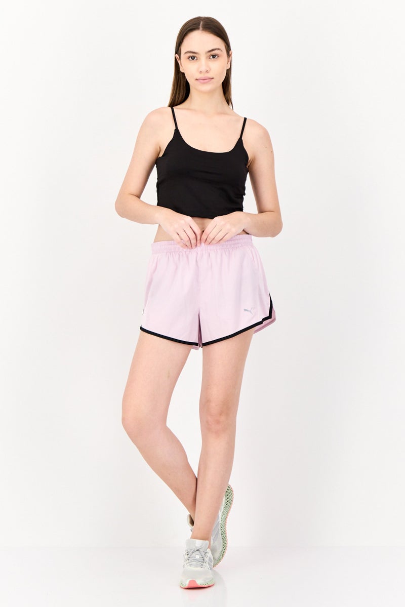 PUMA Women Sportswear Fit Training Shorts, Grape Mist - Image 4