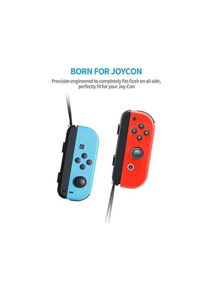 erorex Joysticks Wrist Strap, Strap for Switch Joycon, 2 Pack Replacement Parts Accessories for Switch Joy-Con Straps, Adjustable Tightness Straps for Switch Joycon, Accessory for Joy-Con Controller (Black)  - Image 4