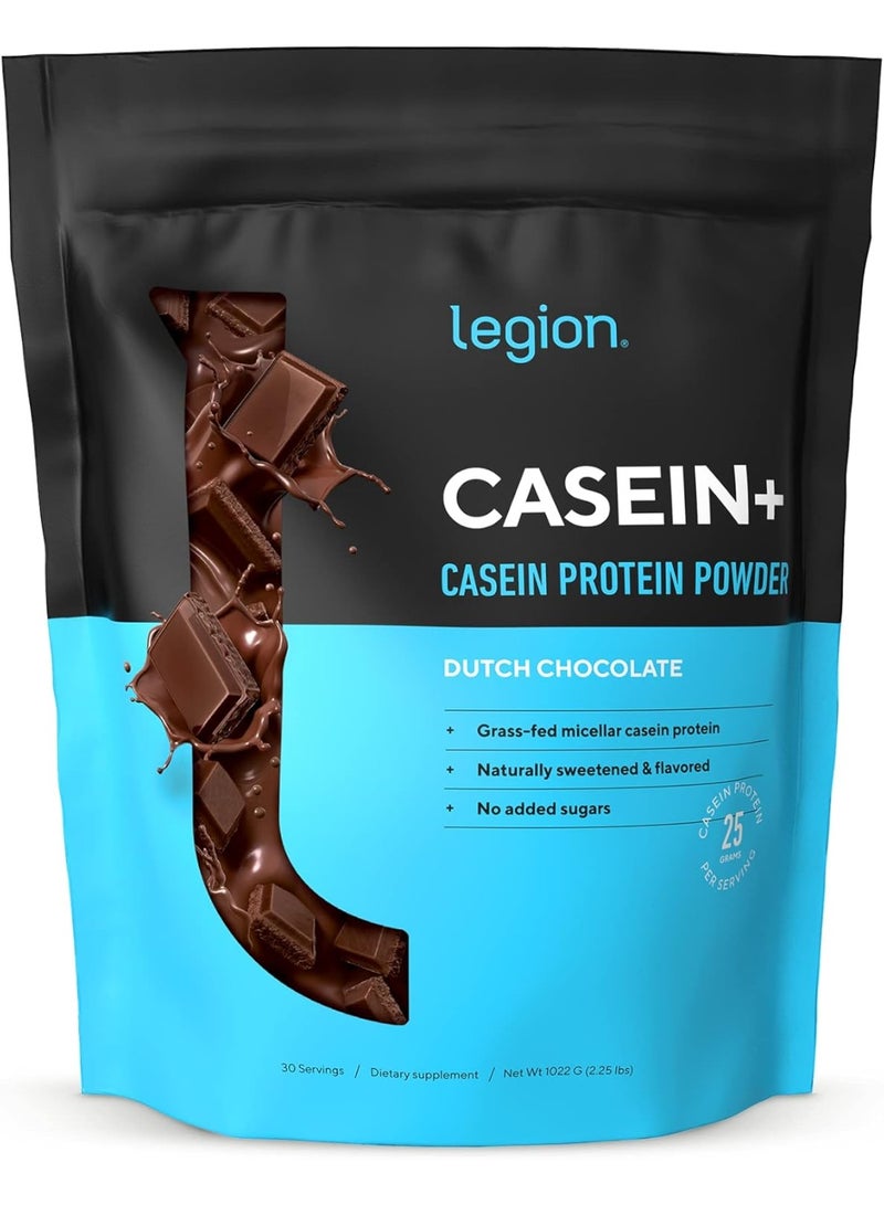 LEGION Casein+ Chocolate Pure Micellar Casein Protein Powder - Image 1