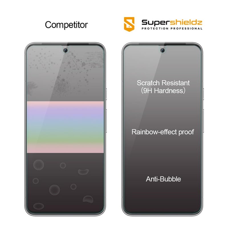 Supershieldz (3 Pack) Designed for Google Pixel 8 Tempered Glass Screen Protector, Anti Scratch, Bubble Free - Image 2