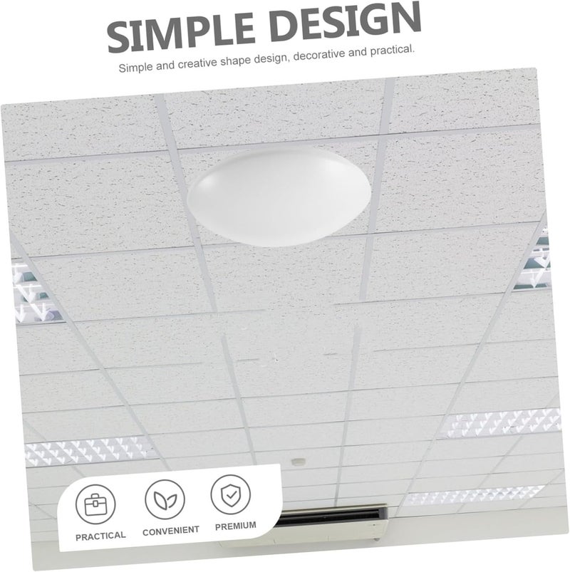 Ceiling Light Cover Shade Decorative Lampshade for Bedroom Living Room Easy to Install Plastic Fixture Replacement Modern Design High Transmittance Fits Opening - Image 4