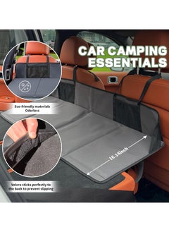 AUTOYSUR Car Back Seat Mattress Extension Plate,Foldable Car Back Seat Extender,Car Back Seat Extender, Increase Travel Trunk Space and Car Bed Camping Space for Car,black  - Image 3