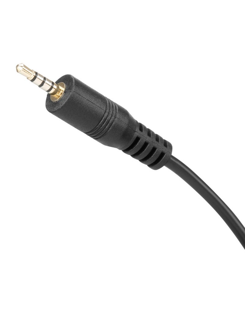 سارامونيك SR-25C35 3.5mm Female to 2.5mm Male Adapter Cable for 2.5mm DSLR Cameras  - Image 5