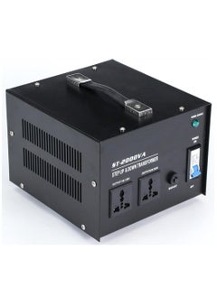 2000W Voltage Converter UK to US/ US to UK Toroidal Core Step Up and Down Voltage Transformer Output 110V - 120V / 220V - 240V Voltage Converter with UK Standard Plug Circuit Break Protection