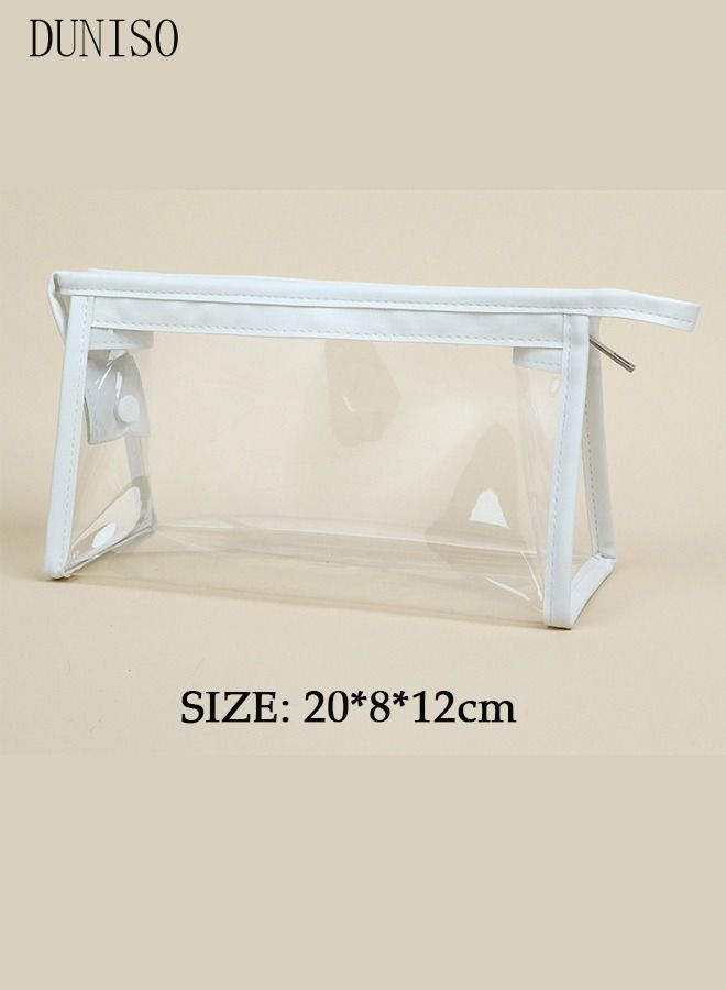 DUNISO 2PCS Makeup Bag Set for Women and Men Cosmetic Bag with Wet and Dry Pocket Waterproof Travel Toiletry Bag Storage Organizer Case for Accessories Shampoo Toiletries - Image 3