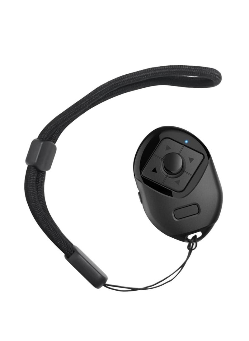 Generic - Bluetooth Scrolling Page Turner, Bluetooth Remote Control for TIK TOK&Kindle App for iPhone iPad Android, Camera Shutter Remote Control, 6 Buttons Support Tiktok Video Recording/Play/Pause/Give a Like - Image 1