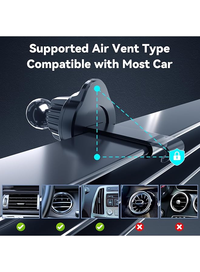 KASTWAVE Car Phone Holder, Auto Clamping Car Charger Phone Mount, Wireless Universal Dashboard Long Arm Fast Charging Holder, Super Suction Power & No-Wobbling, Fit For Iphone, Android, All Smartphones, Black - Image 4