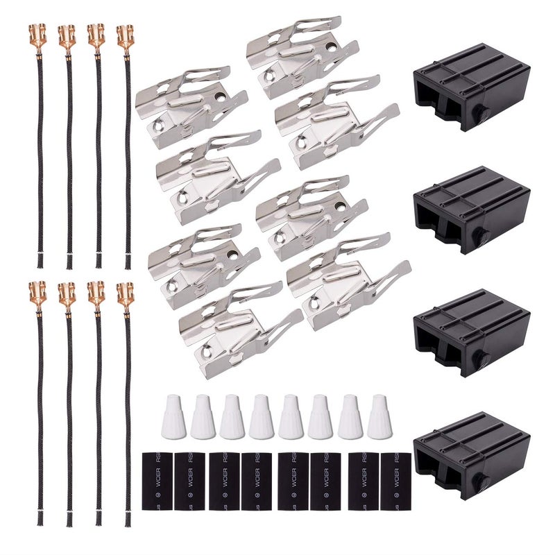 Cykemo 330031 Range Receptacle Burner Receptacle Kit for Whirlpool Kenmore Sears and Roper Refrigerator Oven 814399 5303935058(4 Pack) - Image 5