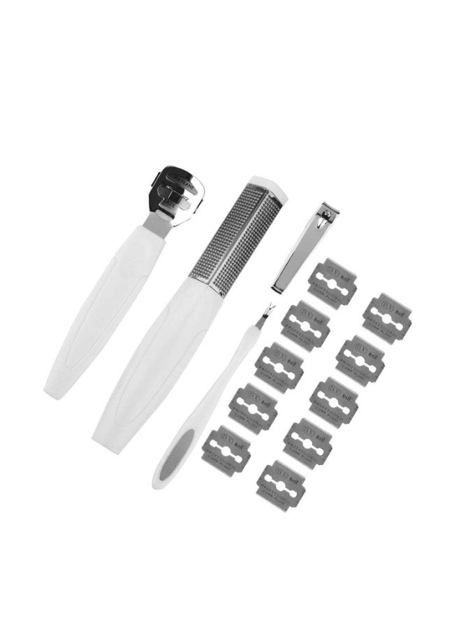 Generic Solingen CF-B02-A Foot Filer Care Foot Scraper Kit White  - Image 2