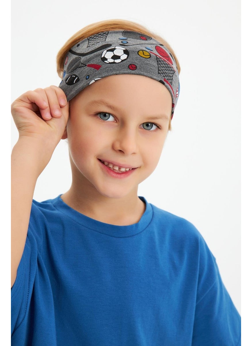 Babygiz Smoked-Cotton Combed Cotton Non-Slip Anti-Sweat Flexible Hair Band  - Image 1