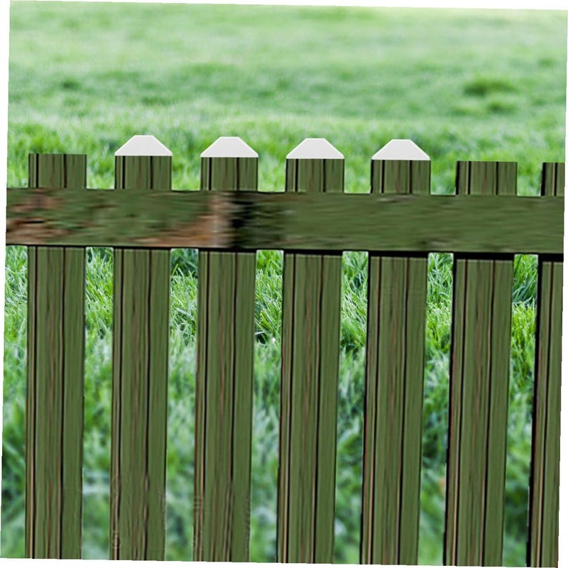 Ciieeo 8pcs PVC Fence Post Caps Replacement Flat Topper Covers Garden Railings Guardrail Sealing Covers for Outdoor Deck and Fence Posts - Image 4