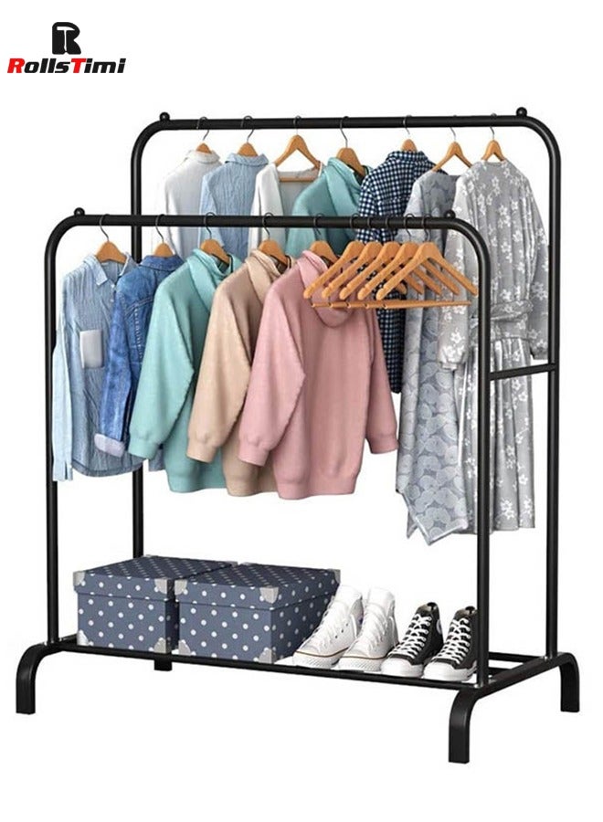 رولستيمي منظم ملابس وحامل حامل معدني أسود - Image 3