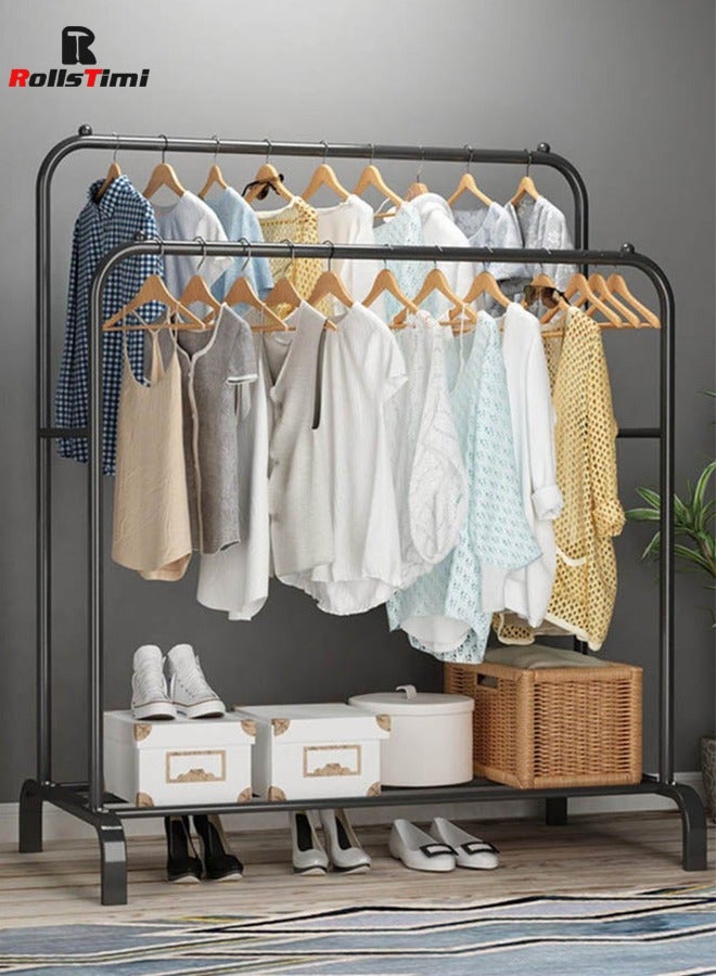 رولستيمي منظم ملابس وحامل حامل معدني أسود - Image 4