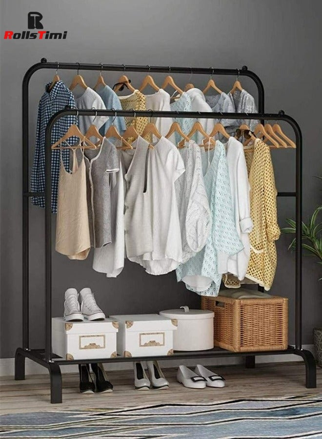 رولستيمي منظم ملابس وحامل حامل معدني أسود - Image 2