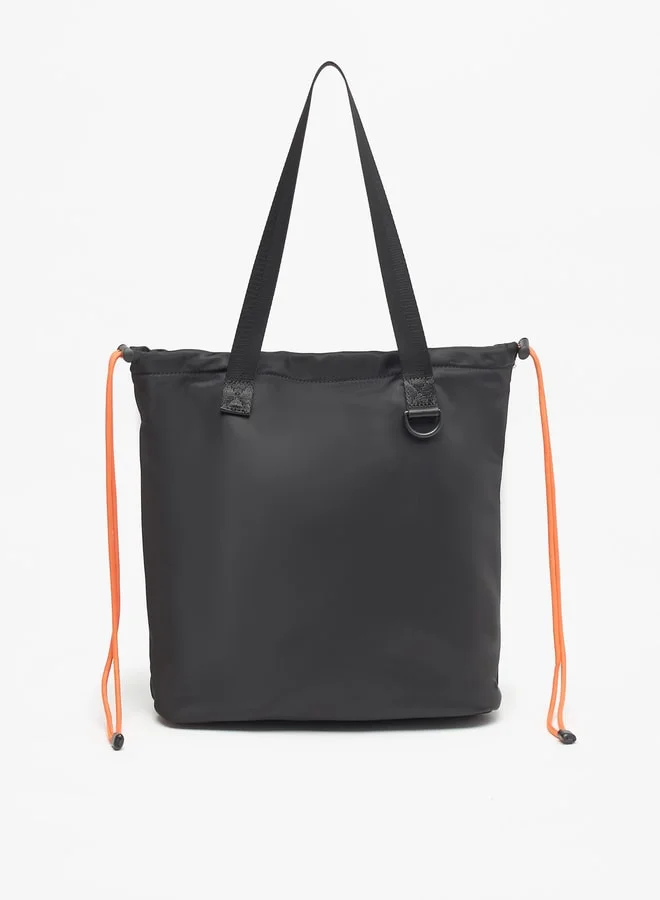 لي كوبر Logo Applique Shopper Bag with Double Handle