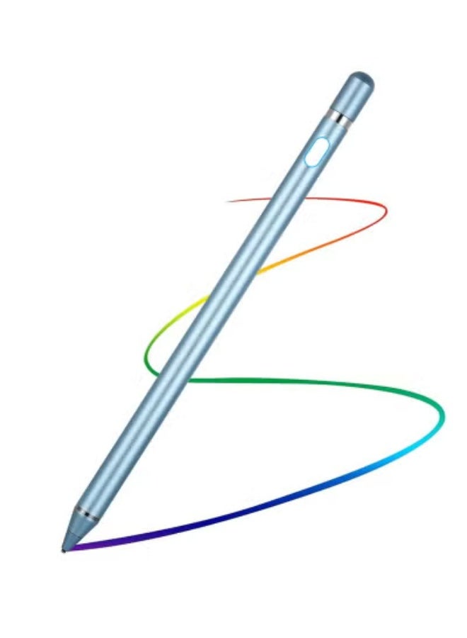 JAJEEK Universal Stylus Pen Blue, Active Stylus Pen for Touch Screens, 1.5mm Metal Fine Point High Sensitivity Digital Stylus Pen Compatible with iPad, Android Tablet and Other Touch Screens - Blue - Image 3