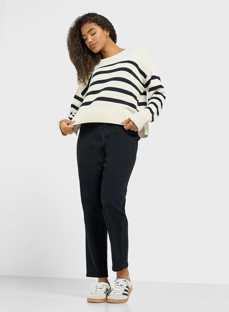 Ginger High Rise Straight Fit Jeans - Image 2