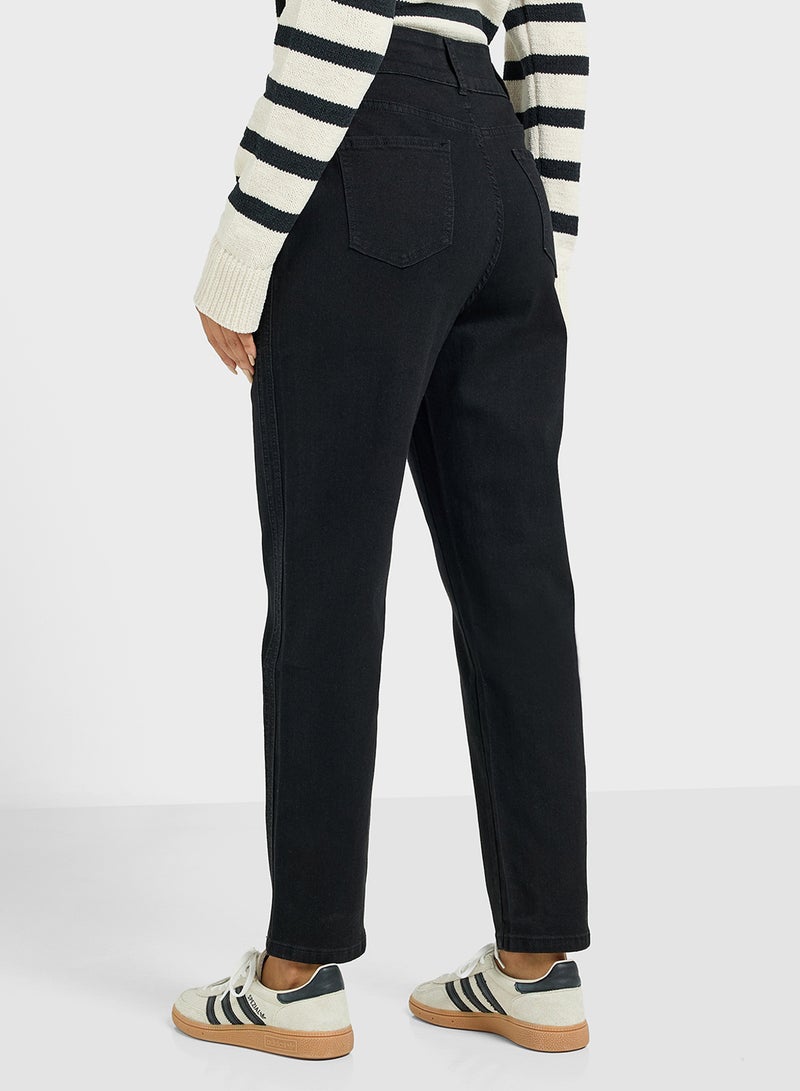 Ginger High Rise Straight Fit Jeans - Image 3