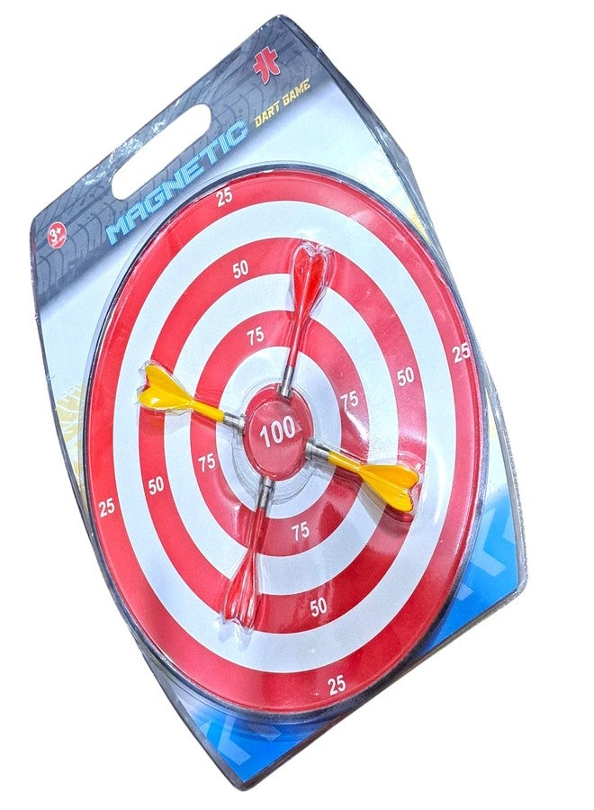 JNiL Magnetic Dart Board with 4 Darts - Fun Indoor and Outdoor Dart Game Set Toys for All Ages Kids, Boys and Girlstriumph - Image 1