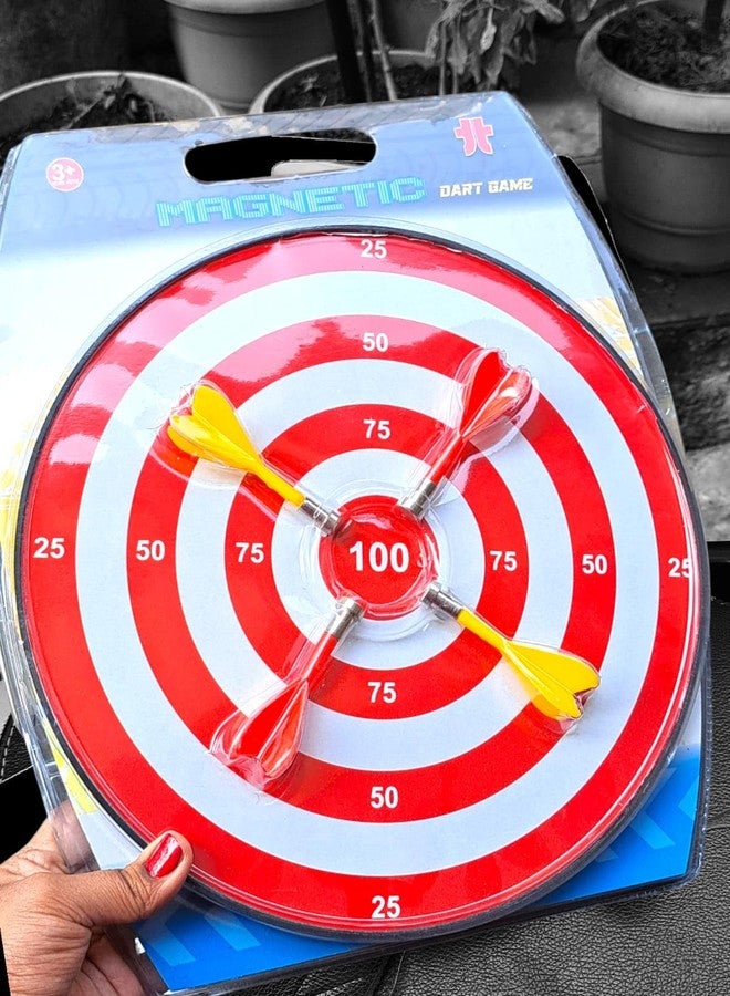 JNiL Magnetic Dart Board with 4 Darts - Fun Indoor and Outdoor Dart Game Set Toys for All Ages Kids, Boys and Girlstriumph - Image 4