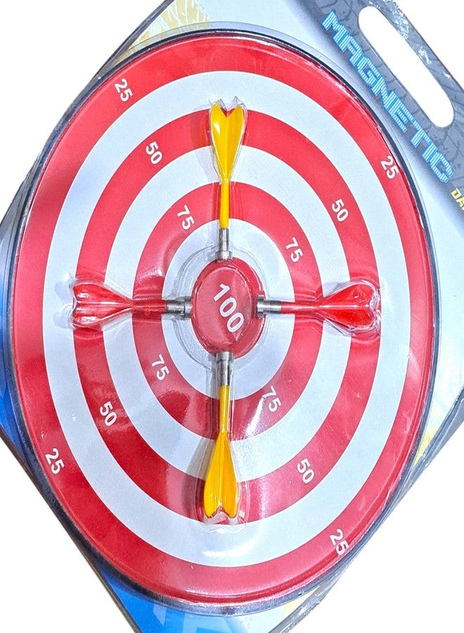 JNiL Magnetic Dart Board with 4 Darts - Fun Indoor and Outdoor Dart Game Set Toys for All Ages Kids, Boys and Girlstriumph - Image 2