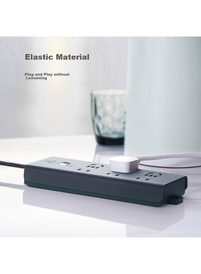 Bull Lightning Protection Power Strip/extension Cord/power Bar/power Strip/power Board/extension Board Gn-h5330, 6 Outlets With Master Switch, 3 Meters Long - Image 4