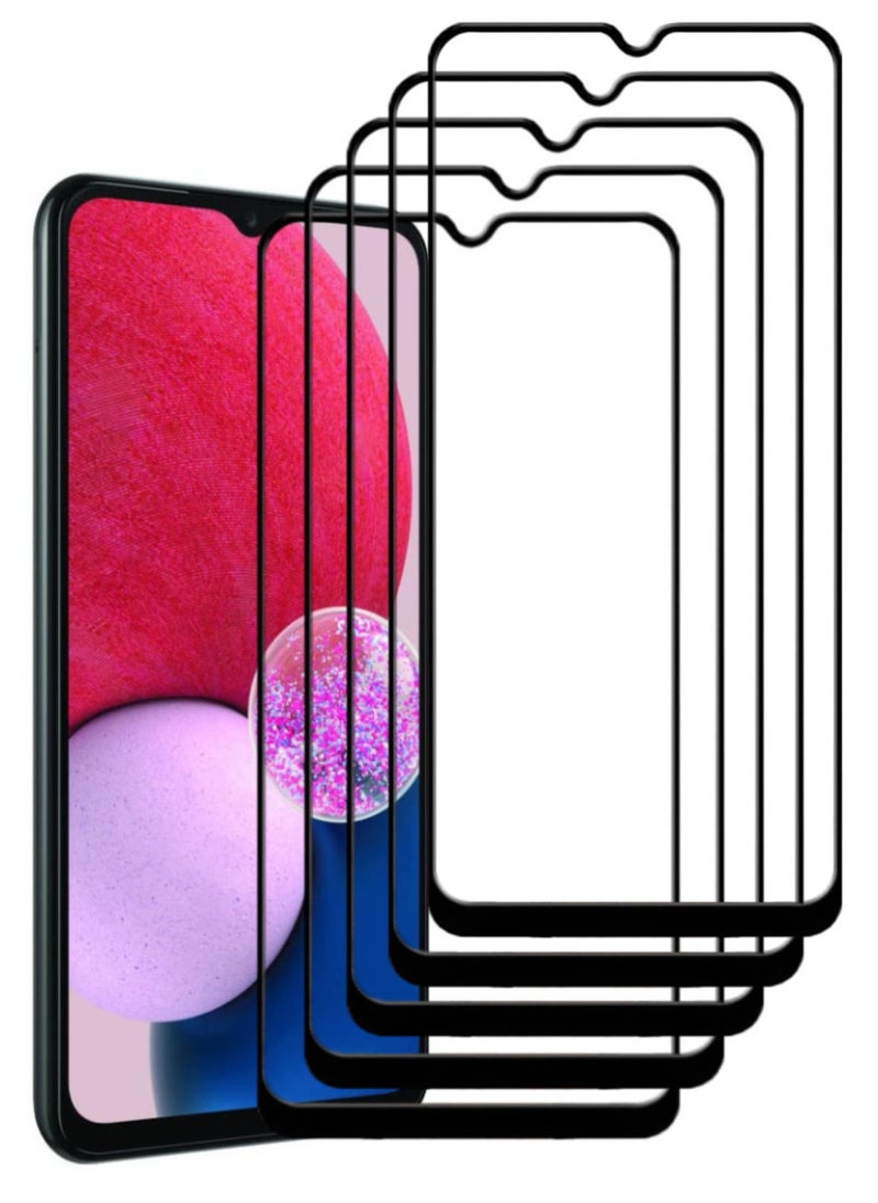 ACLIX 5 Pieces Antistatic ESD Dustproof Premium Quality High Definition Tempered Glass Screen Protector Designed For Samsung Galaxy A13 - Image 1
