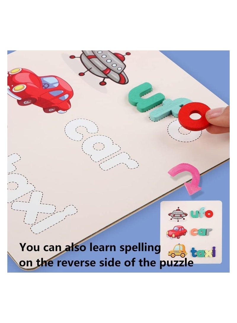 هايلاند الحروف الأبجدية الحيوانية لعبة اللغز لعبة التعلم المبكر - Image 4
