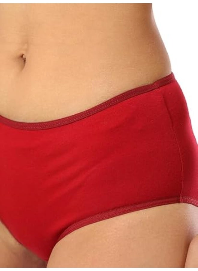 Hanady Yves Chantel Women's High-Cut Underwear - Comfortable Cotton Shorts with Soft and Stretchy Fabric Hn 8033 - Image 4