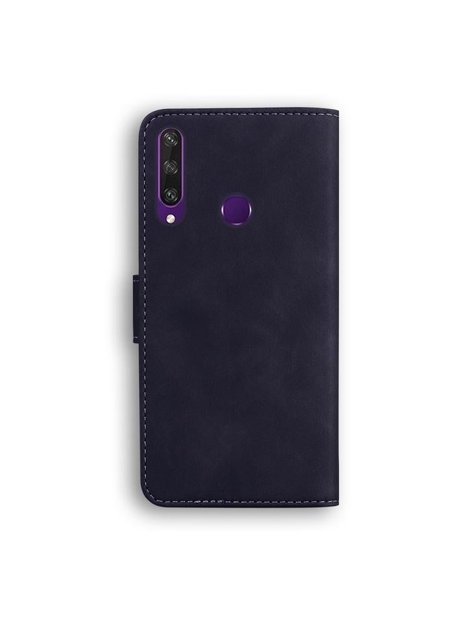 The Bros Phone Case For Huawei Y6p Skin Feel Pure Color Flip Leather Phone Phone Case - Image 3