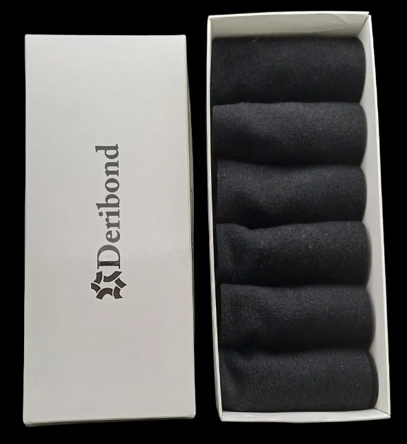 ديريبوند 6 Pieces Sneaker Socks Men's Cotton Invisible Socks