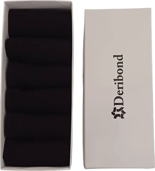 ديريبوند 6 Pieces Sneaker Socks Men's Cotton Invisible Socks
