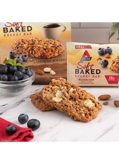 Atkins Soft Baked Energy Bars, Blueberry, 15g Protein,2g Sugar, Excellent Source of Fiber, Low Carb, 4 Packs (5 Bars Each)  - Image 4