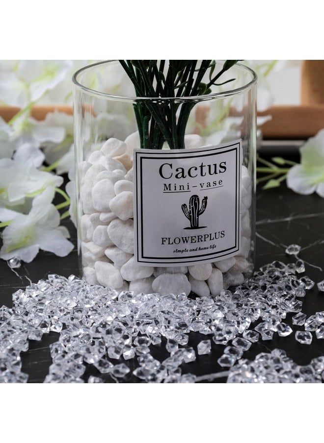DomeStar DomeStar 5,000PCS Clear Fake Ice Rocks, 1LB Fake Crushed Ice Gems Acrylic Ice Rocks for Vase Fillers DIY Craft Wedding  - Image 5