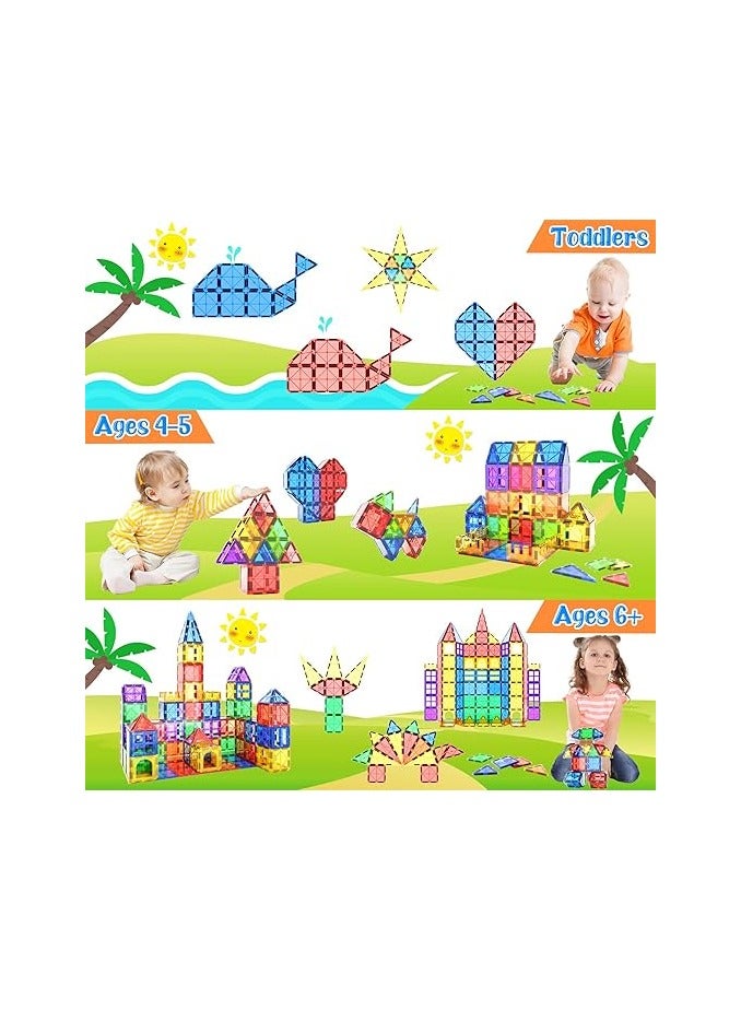 general Magnetic Tiles Kids Toys STEM Magnet Toys for Toddler Magnetic Blocks Building Toys Preschool Learning Sensory Montessori Toys for 3+ Year Old Boys and Girls, Safe Creativity Toddler Kids Toys 40PCS - Image 3