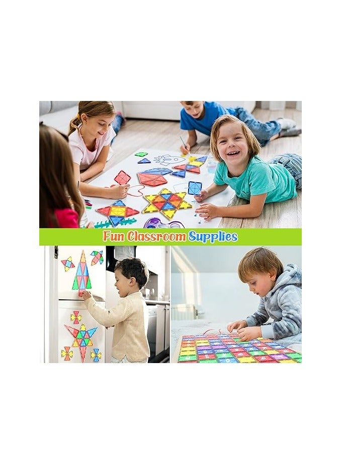 general Magnetic Tiles Kids Toys STEM Magnet Toys for Toddler Magnetic Blocks Building Toys Preschool Learning Sensory Montessori Toys for 3+ Year Old Boys and Girls, Safe Creativity Toddler Kids Toys 40PCS - Image 4
