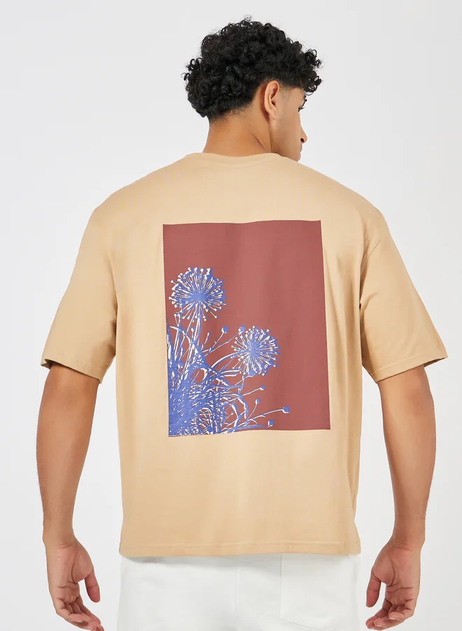 Styli Styli Oversized Back Graphic T-Shirt