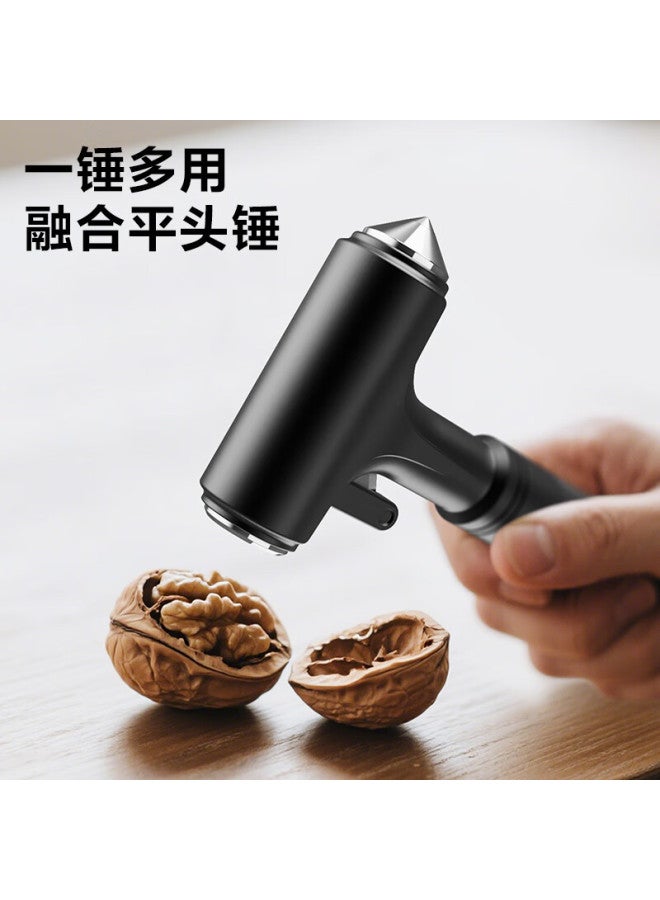 Deli New Energy Vehicle Safety Hammer All-metal Window Breaker Car Escape Tool Compatible With Xiaomi Su7 Laminated Glass