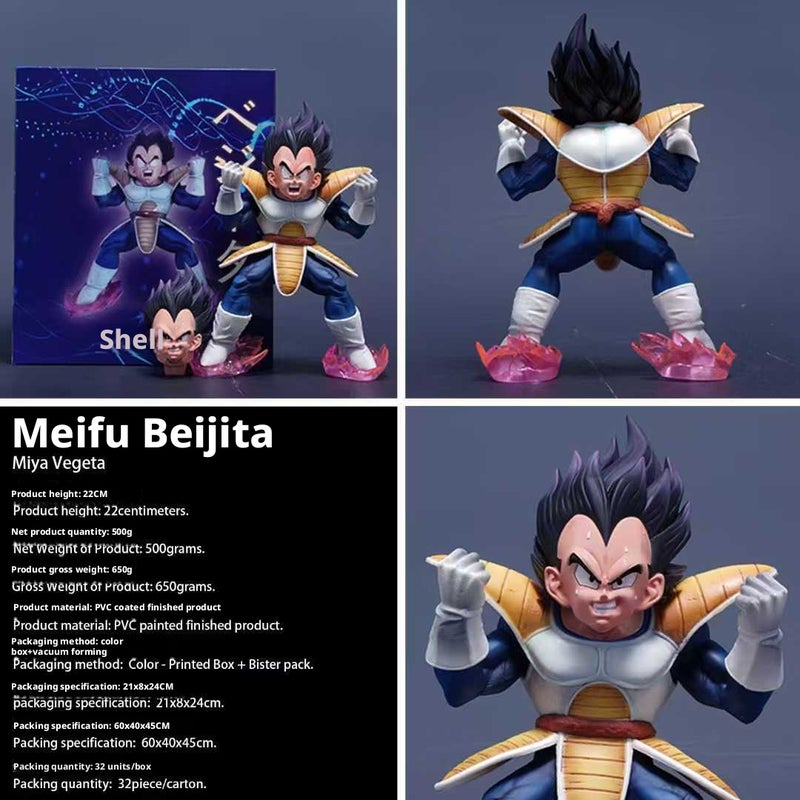 Dragon Ball Vegeta Figure PVC Desktop Decoration - Image 2