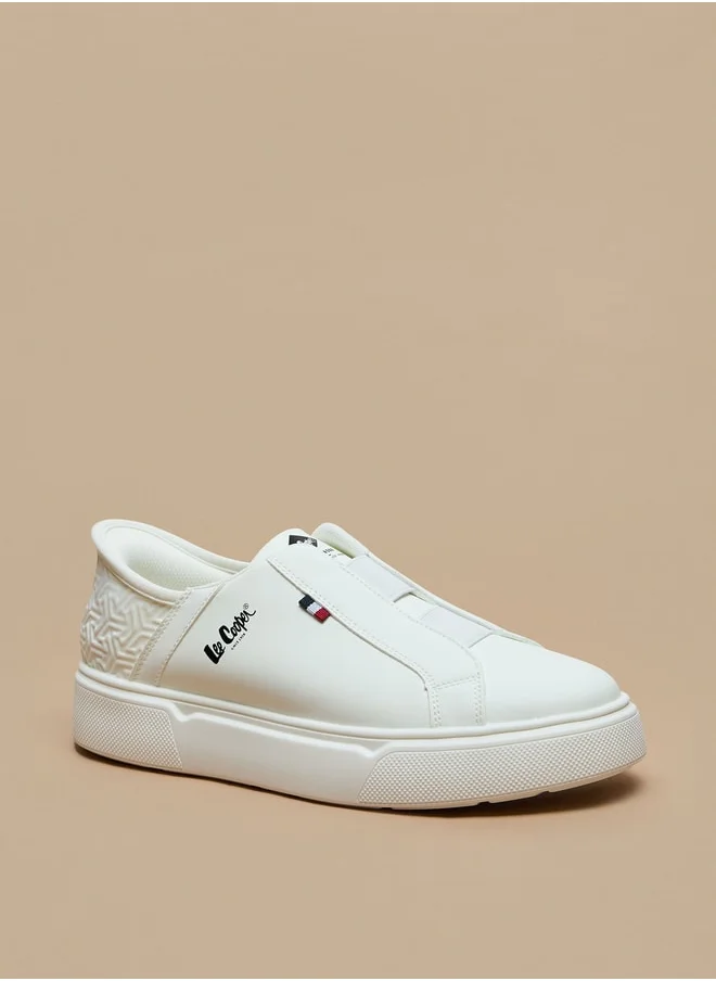 لي كوبر Men's Panelled Slip-On Low Ankle Sneakers