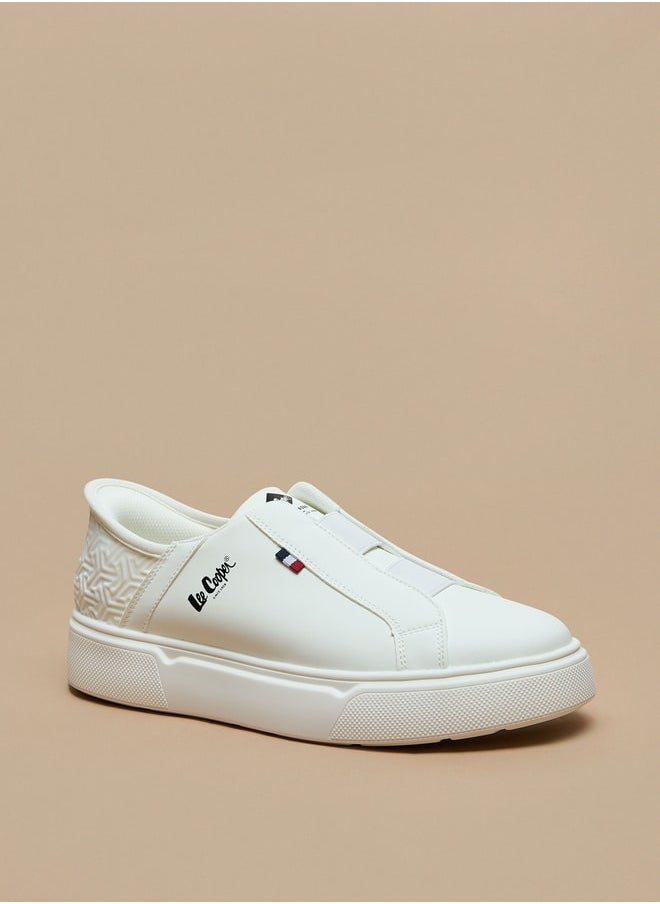 Lee Cooper - Men's Panelled Slip-On Low Ankle Sneakers - Image 1