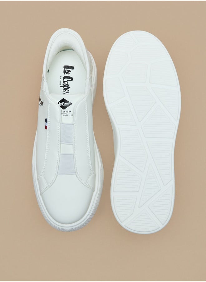 Lee Cooper - Men's Panelled Slip-On Low Ankle Sneakers - Image 1