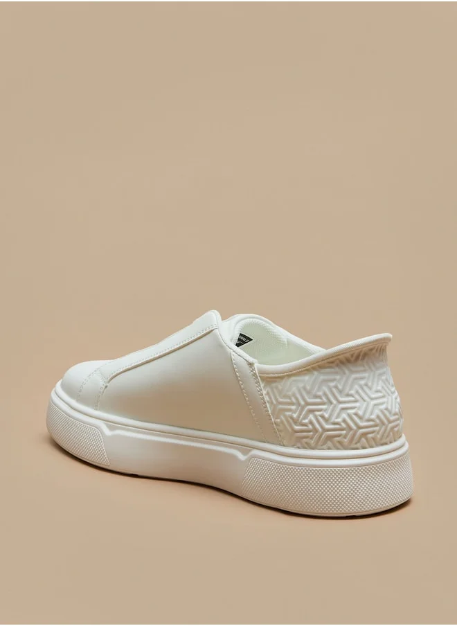 لي كوبر Men's Panelled Slip-On Low Ankle Sneakers