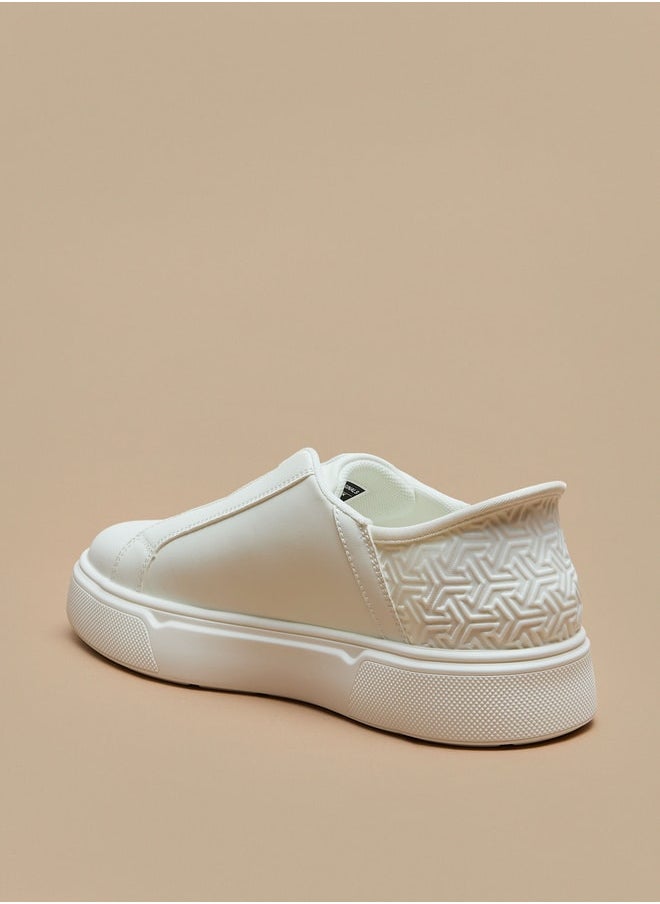 Lee Cooper - Men's Panelled Slip-On Low Ankle Sneakers - Image 1