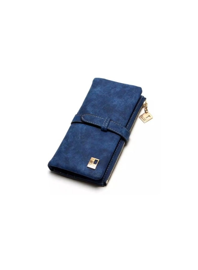 " Women's wallet with large capacity, with one zipper, elegant design, excellent quality - imported"  - Image 1