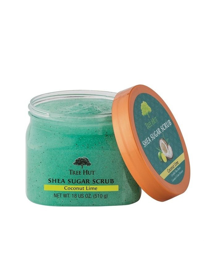 Tree Hut Shea Sugar Body Scrub Coconut Lime 18 oz  - Image 3
