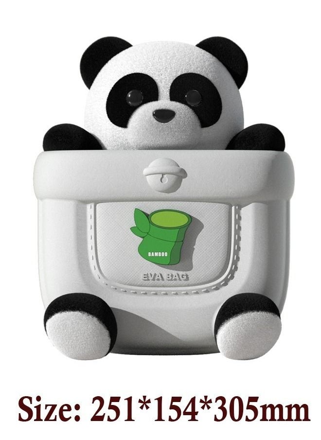 C&C Home - 1-Piece Multipurpose Cute Design Panda Theme Shape Large Capacity Outdoor Travel Bag Shoulder Ridge Protection Bag Kids Doll Backpack School Bag for Children 251x154x305 mm - Image 1