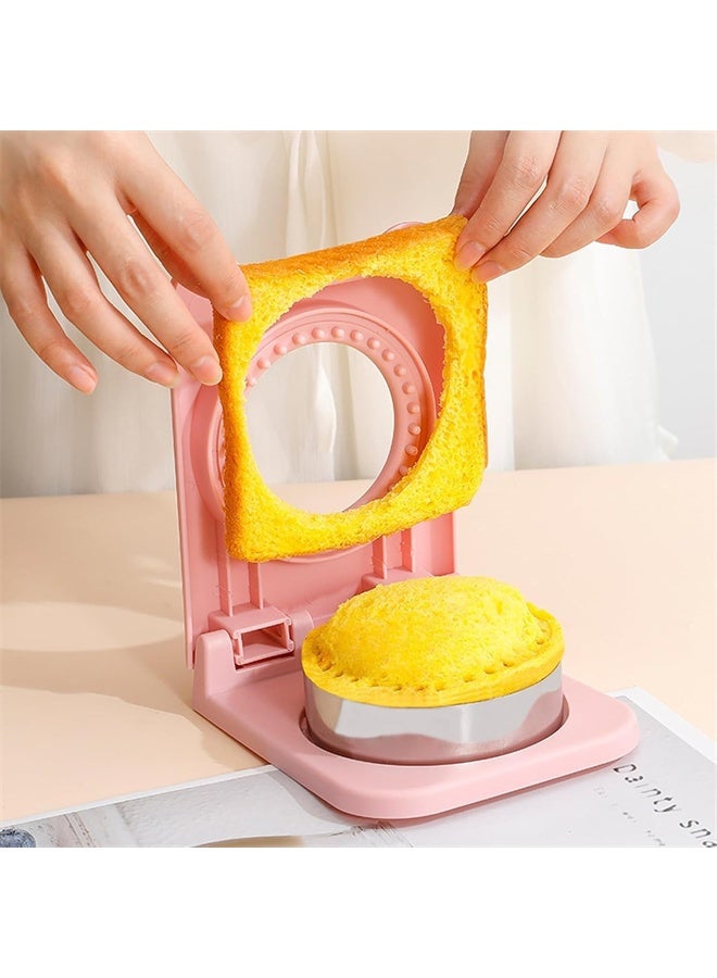 HOMESTAR 2PCS Sandwich Cutter and Sealer for Kids, DIY Pocket Sandwiches, Great for Breakfast, Sandwich Maker - Image 2