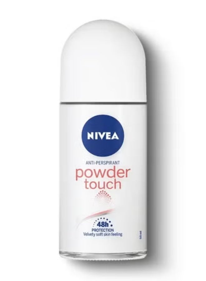 NIVEA Roll-on Powder Touch 48h Protection 50ml - Image 1