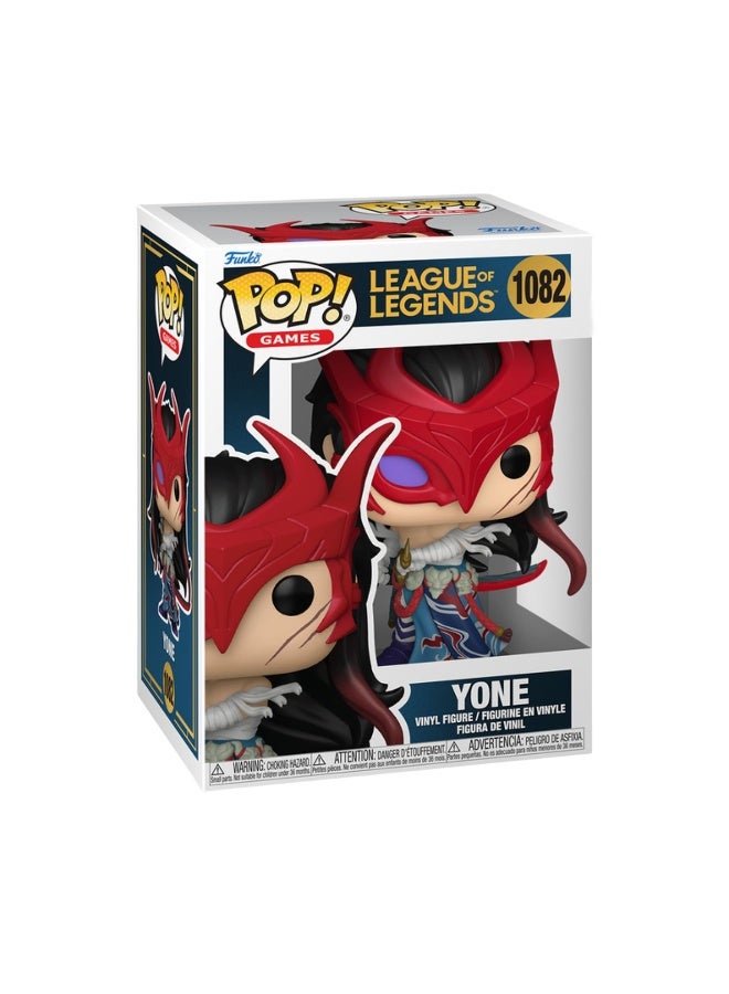 Funko POP! Games League of Legends Yone Vinyl Figure (10.9 cm) - Image 1